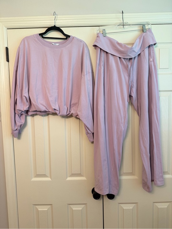 JoyLab Tops - JoyLab Lavender Lounge Bubble Hem/Wide Leg Set XL/XXL